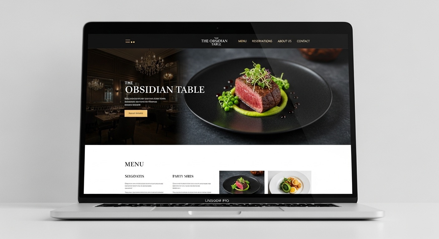 Premium hospitality brand website